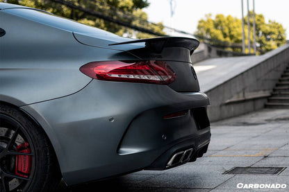 Carbonado 2015-2021 Mercedes Benz C-Class C63 AMG W205 Coupe RT-II Style Trunk Spoiler