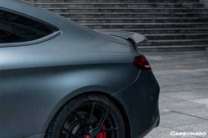 Carbonado 2015-2021 Mercedes Benz C-Class C63 AMG W205 Coupe RT-II Style Trunk Spoiler