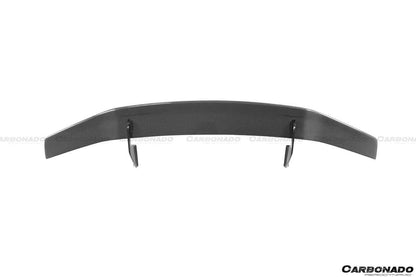 Alerón de maletero de fibra de carbono estilo Lamborghini Huracan LP610 LP580 Evo Tecnica VRS-II con base, Carbonado 2015-2025