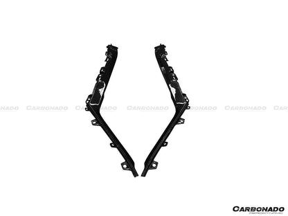Carbonado 2015-2019 Lamborghini Huracan LP610  LP580  EVO OEM Style Autoclave Carbon Fiber Center Console Border Trim