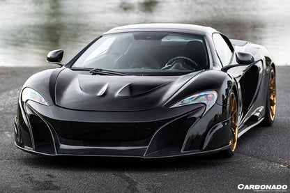 Capó estilo McLaren 650S P1 Carbonado 2014-2017