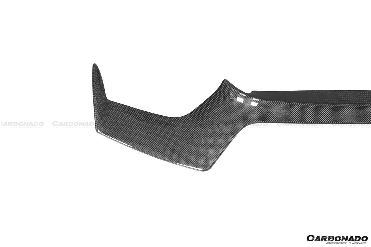 Carbonado 2018-2022 Ferrari 488 Pista OEM Style Carbon Fiber Front Bumper Middle Lip