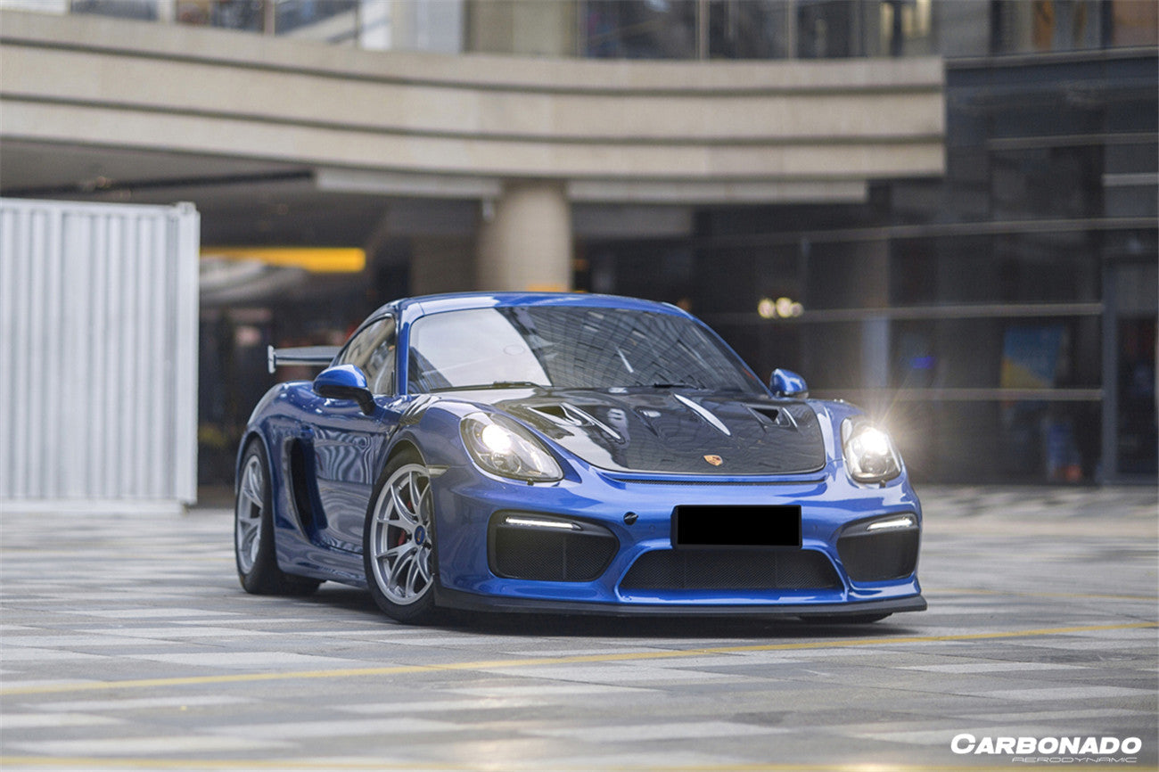 Carbonado 2012-2016 Porsche 981 Boxster | Cayman GT4 Style Front Bumper