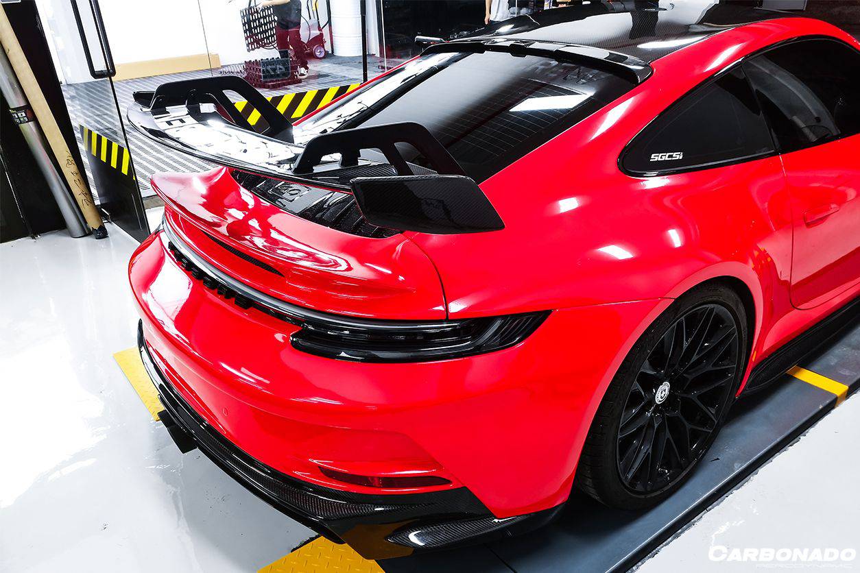 Carbonado 2019-2024 Porsche 911 992 Carrera    S    4S GT3 Style Trunk Spoiler Wing