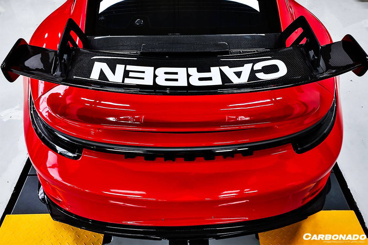 Carbonado 2019-2024 Porsche 911 992 Carrera    S    4S GT3 Style Trunk Spoiler Wing