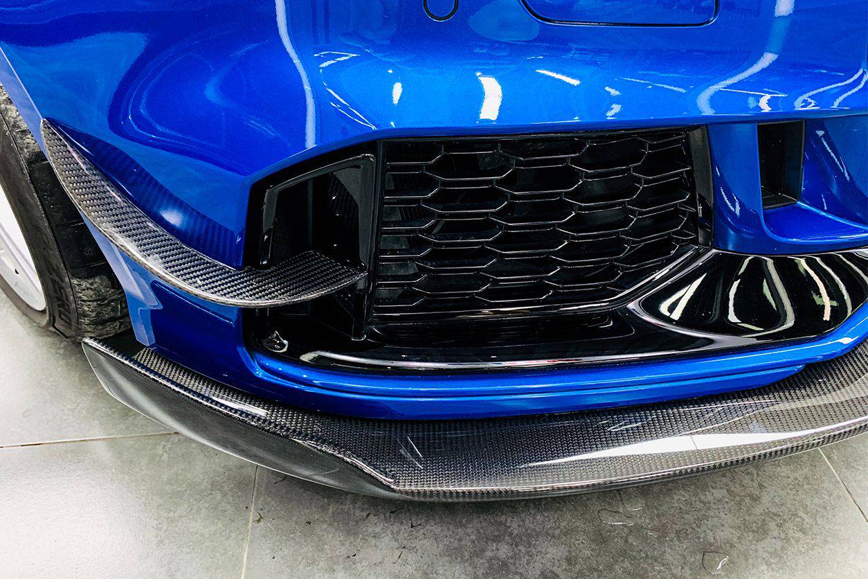 Carbonado 2017-2020 Audi RS3 8V.2 Sedan and Sportback BKSS Style Carbon Fiber Front Canards