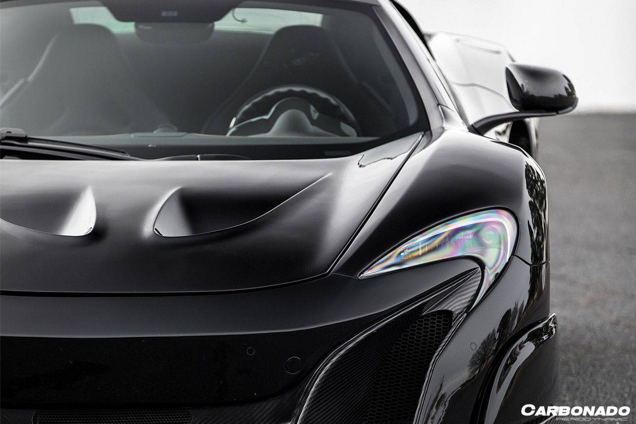 Capó estilo McLaren 650S P1 Carbonado 2014-2017