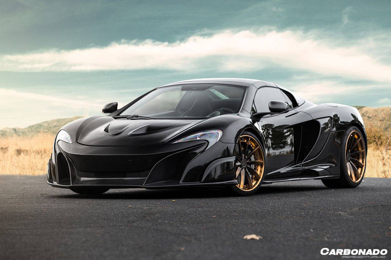 Capó estilo McLaren 650S P1 Carbonado 2014-2017