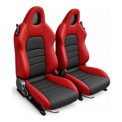 JDMuscle [00-05 S2000] OEM+ Custom Seats (JDM-S2K-SEAT#BSBSB)