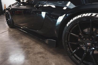 Extensión de faldón lateral Aeroflow Dynamics V2 para Subaru BRZ/Scion FRS (2013-2019)