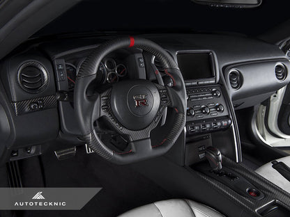 AutoTecknic Carbon Fiber Steering Wheel - Nissan R35 GTR 2009-2017