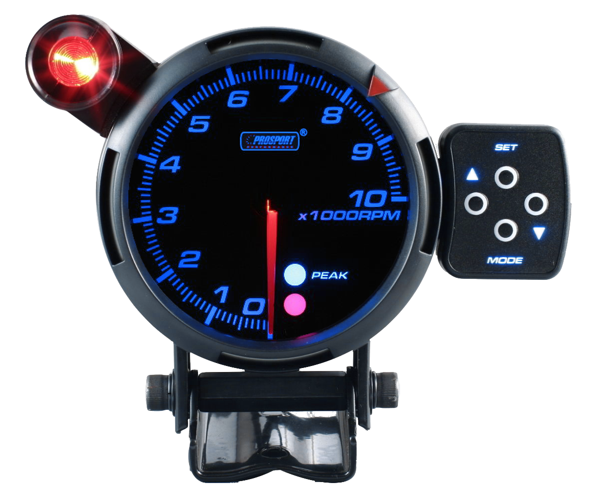 Tacómetro Prosport de 3,15" con indicador de nivel de combustible/advertencia