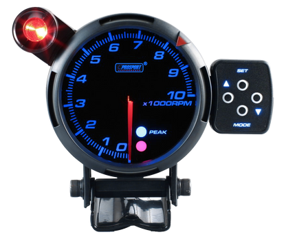 Tacómetro Prosport de 3,15" con indicador de nivel de combustible/advertencia