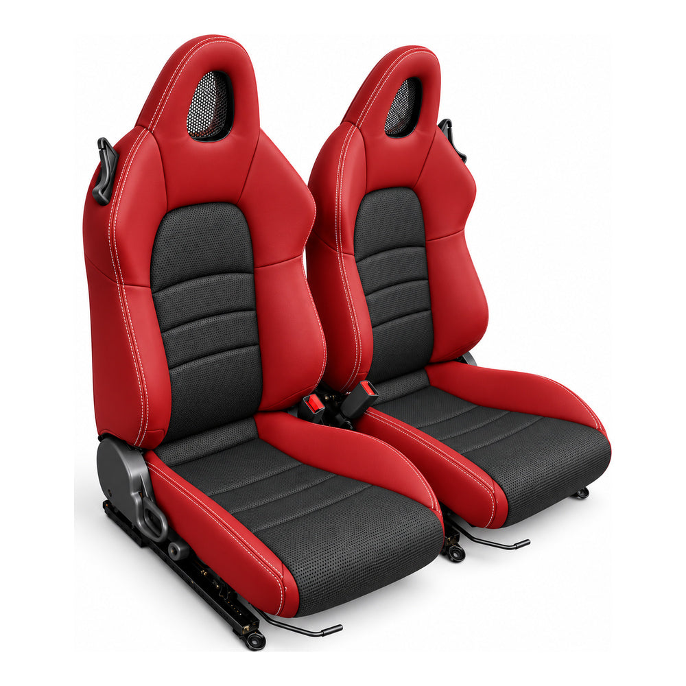 JDMuscle [00-05 S2000] OEM+ Custom Seats (JDM-S2K-SEAT#BSBSB)