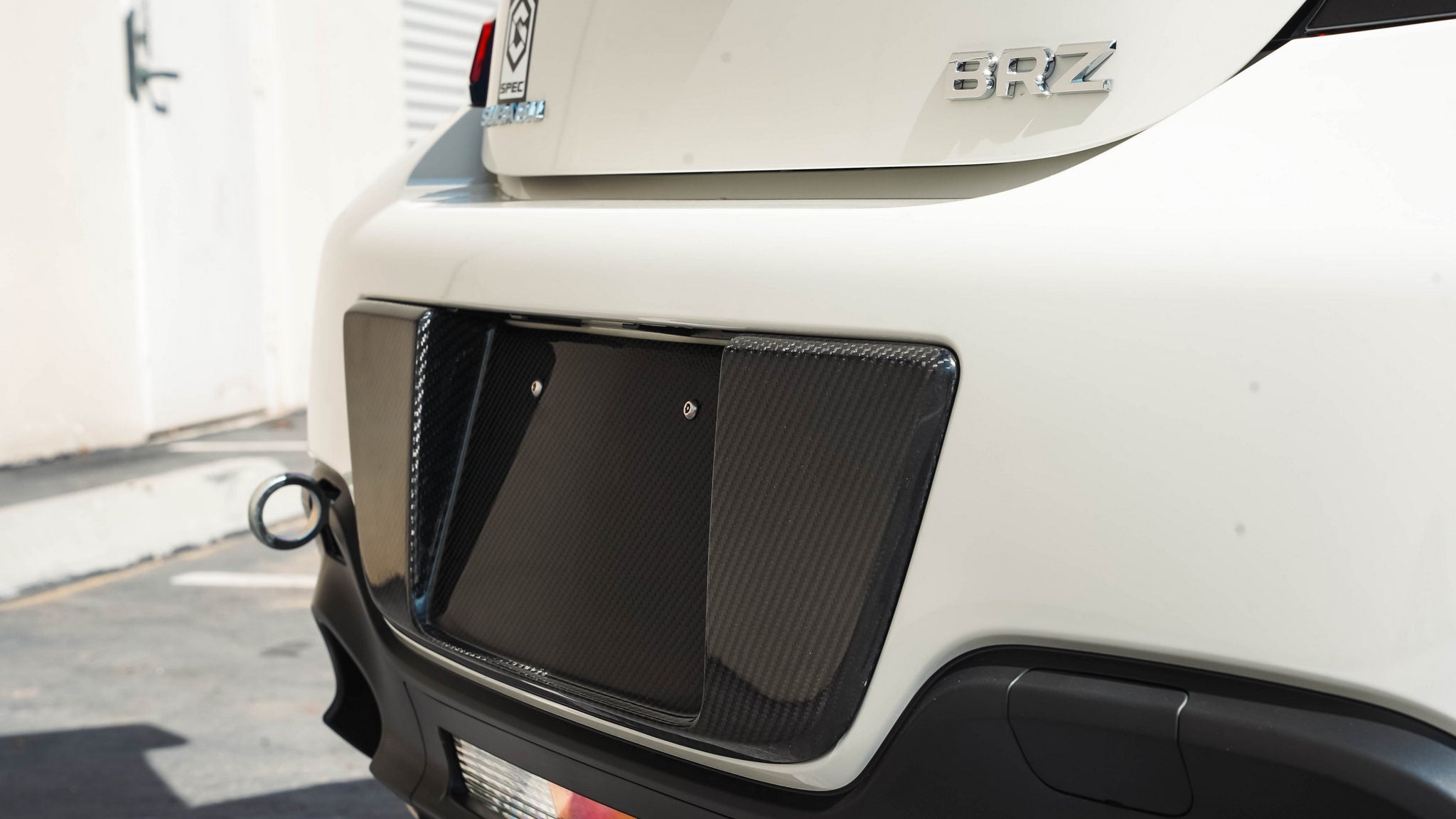 APR Carbon Fiber License Plate Frame (2022-2024 Toyota GR86/Subaru BRZ)