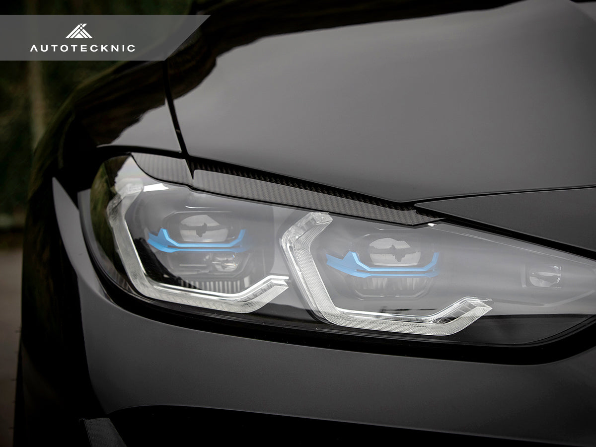 AutoTecknic カーボンファイバー Headlight Trim セット - G80 M3 | G82/ G83 M4