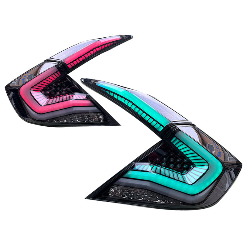 NTXGlow LED Tail Lights RGB | 2016-2021 Honda Civic Sedan