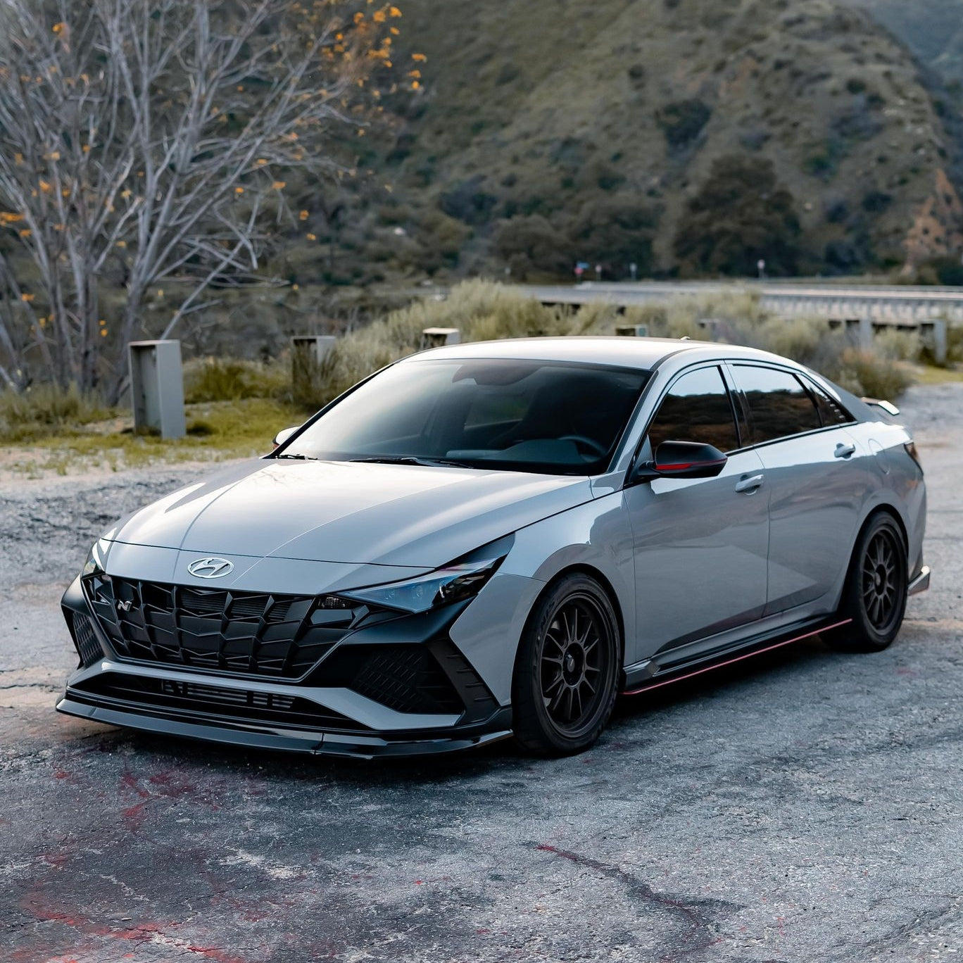 Extensión de faldón lateral Aeroflow Dynamics para Hyundai Elantra N 2022+ V1