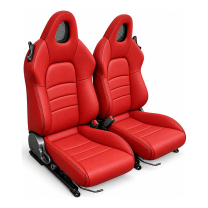 JDMuscle [00-05 S2000] OEM+ Custom Seats (JDM-S2K-SEAT#BSBSB)