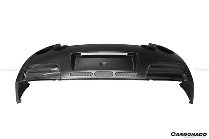 Carbonado 2008-2016 Nissan GTR R35 CBA  DBA VA Style Rear Bumper w/ Lip
