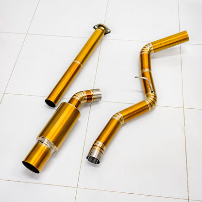 Aeroflow Dynamics F1 Titanium Single Exit Catback Exhaust (2022-2024 Subaru WRX)