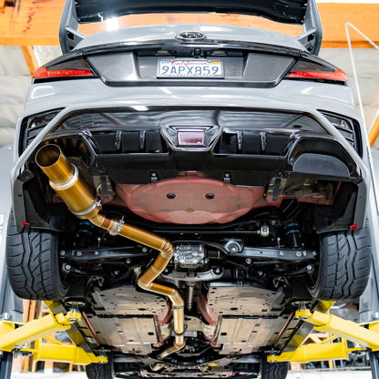 Aeroflow Dynamics F1 Titanium Single Exit Catback Exhaust (2022-2024 Subaru WRX)