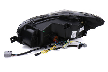 OLM Sokudo LED Headlights with DRL + Sequential Turns - 2015 - 2021 Subaru WRX / STI - 8