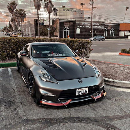 Aeroflow Dynamics Splitter V2 (Nismo Bumper) (2015-2020 Nissan 370Z)