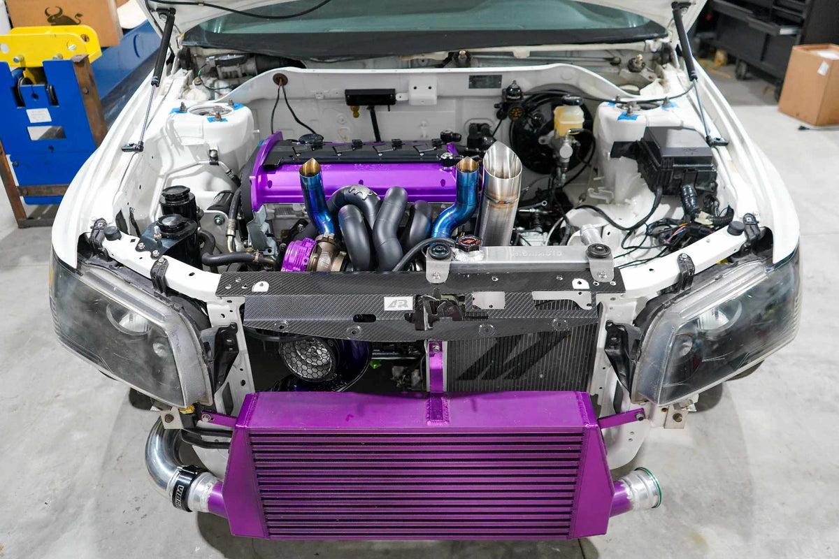 BS Fab T4 Twin Scroll Forward Facing Manifold | Mitsubishi Evo 8/9