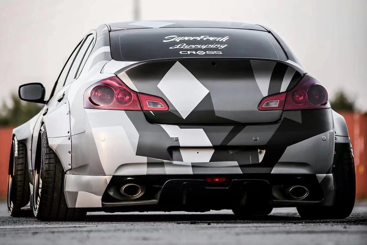 DarwinPRO BKSS Style Rear Diffuser | 2010-2013 Infiniti G25 G37 Sedan
