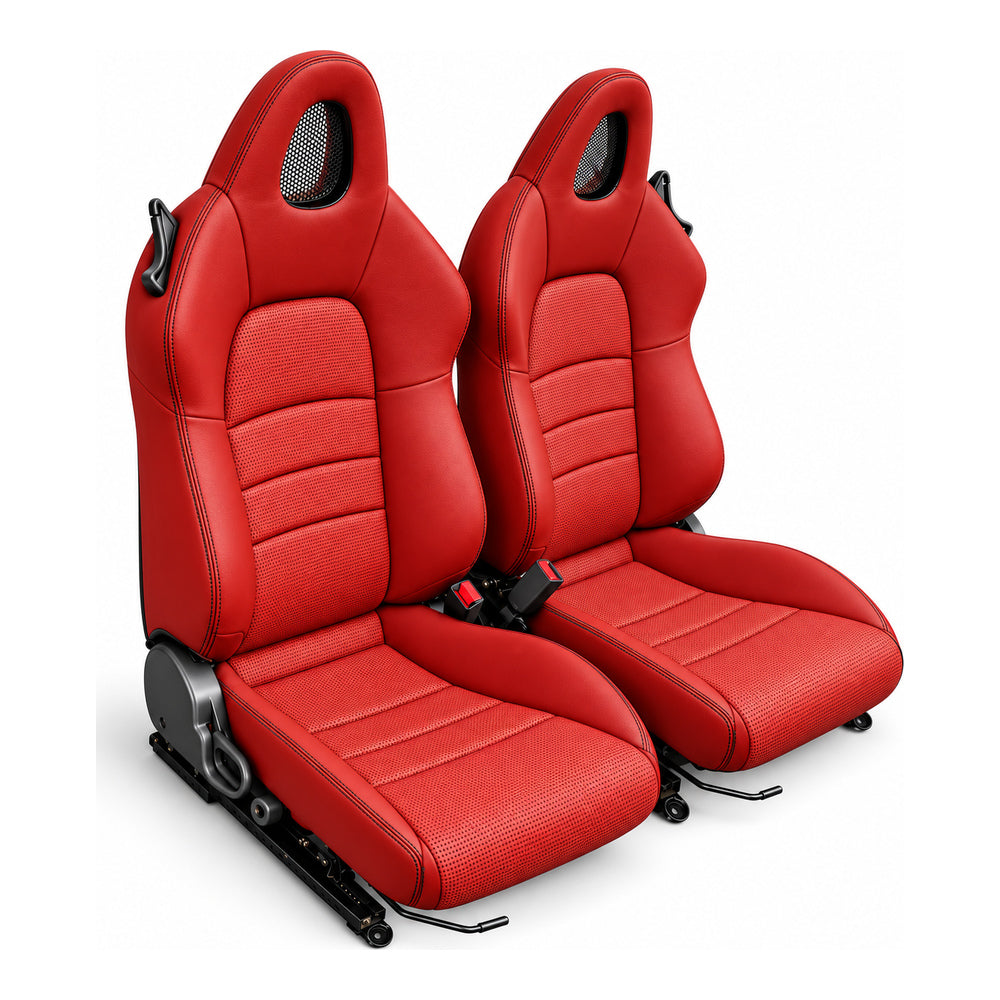 JDMuscle [00-05 S2000] OEM+ Custom Seats (JDM-S2K-SEAT#BSBSB)