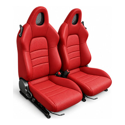 JDMuscle [00-05 S2000] OEM+ Custom Seats (JDM-S2K-SEAT#BSBSB)