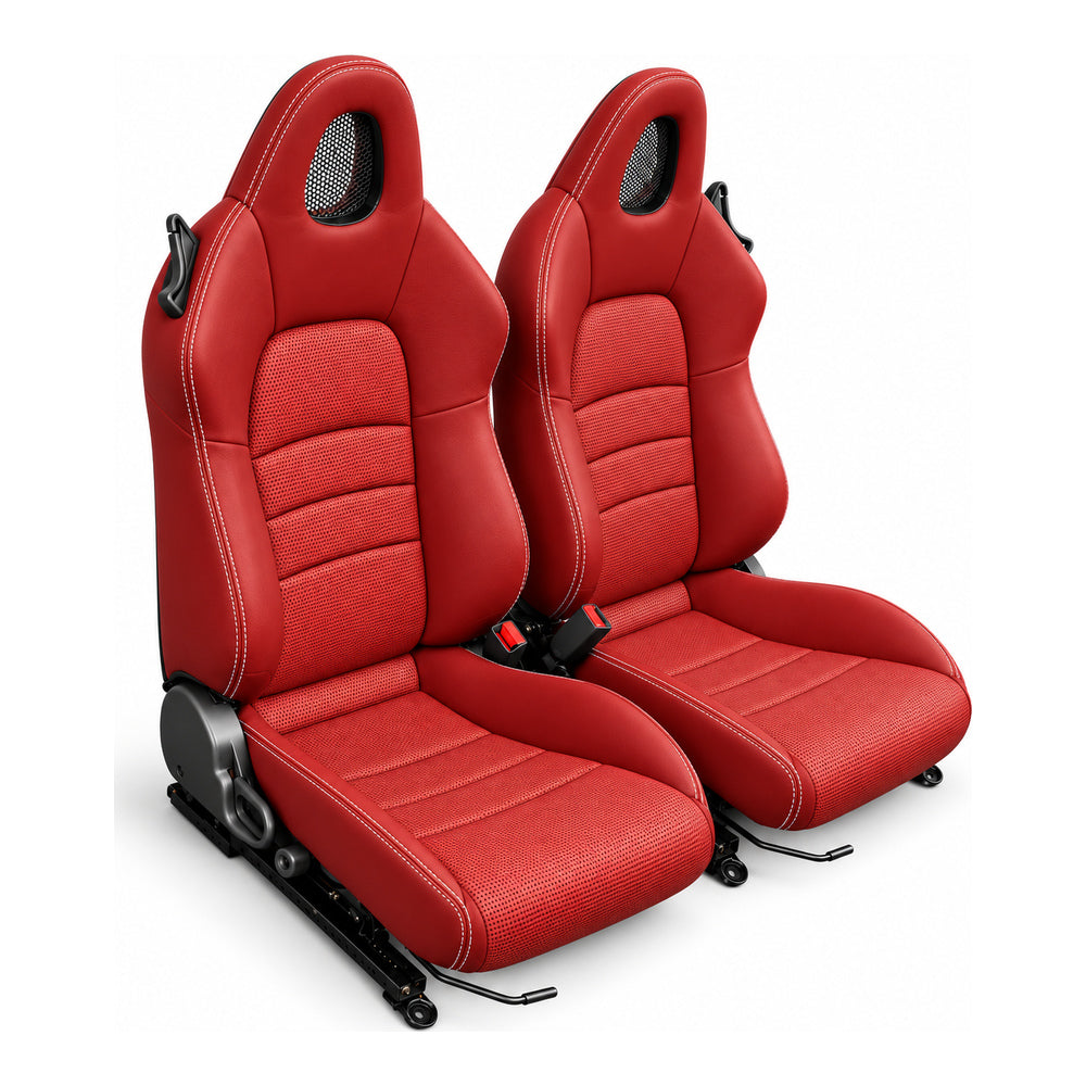 JDMuscle [00-05 S2000] OEM+ Custom Seats (JDM-S2K-SEAT#BSBSB)