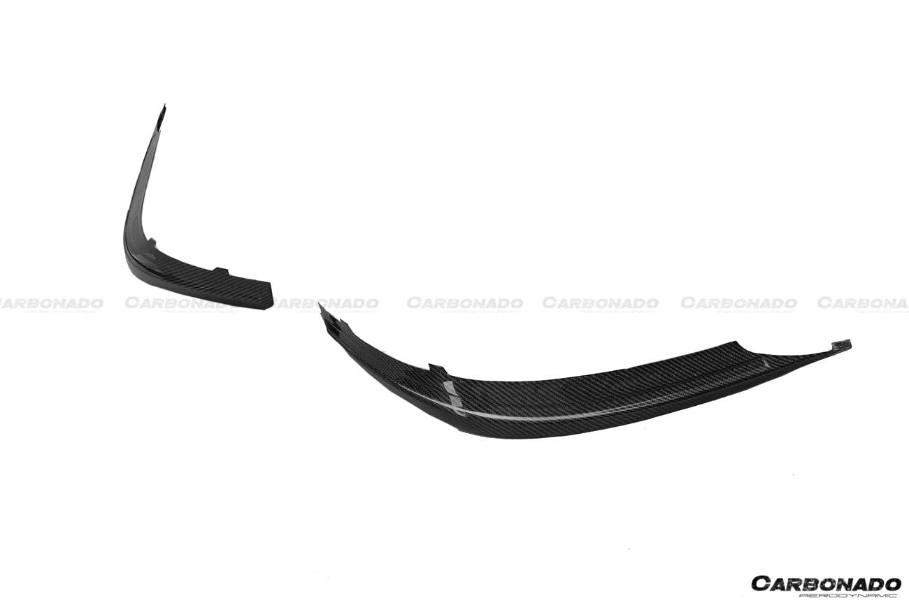 Carbonado 2014-2017 Mercedes Benz C217 S63 S65 AMG Coupe OE estilo parachoques delantero de carbono Canards