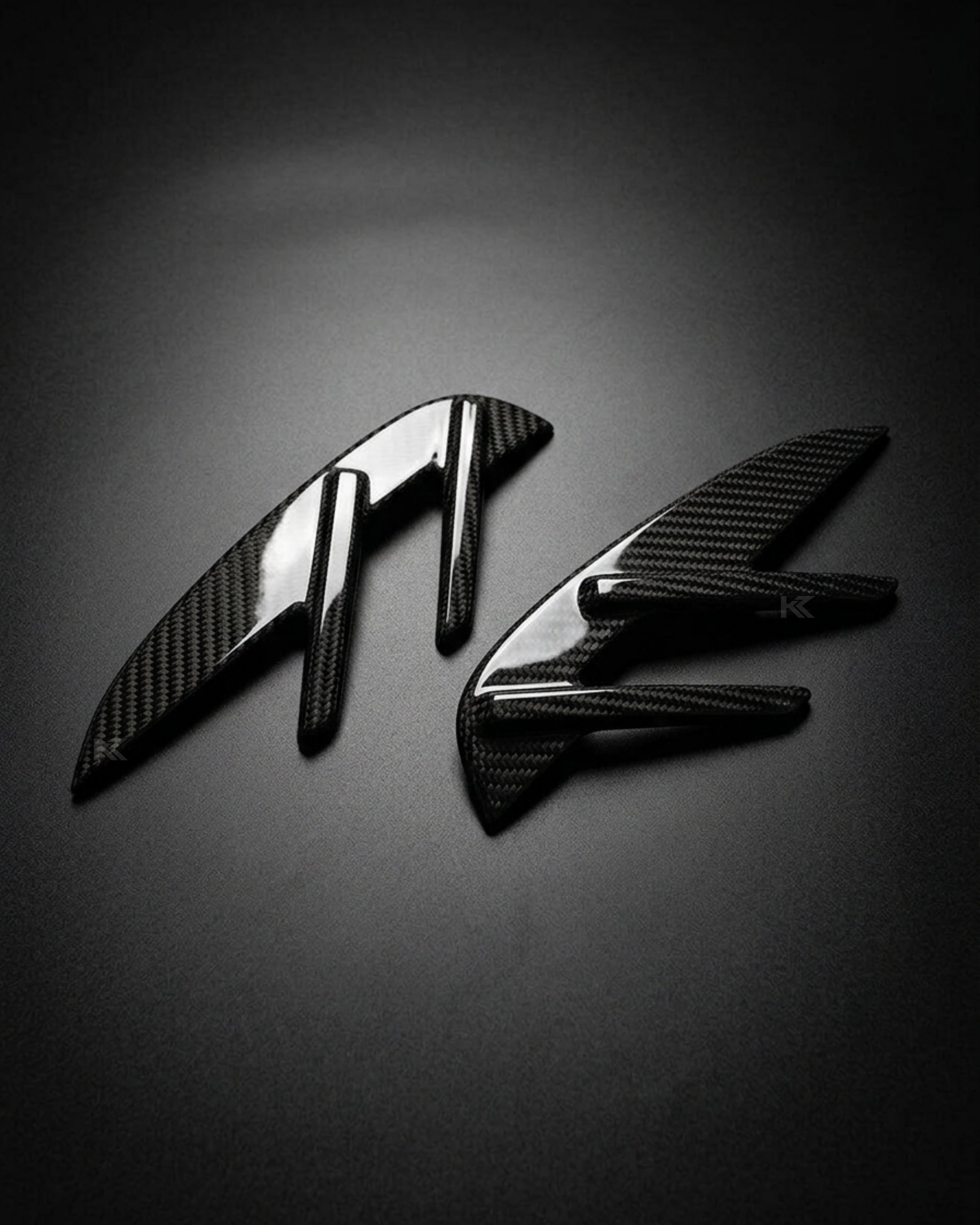 K2 Industries Dry Carbon Fiber Front Fender Vent Trim Set – BMW G80 M3 Competition (2021+)