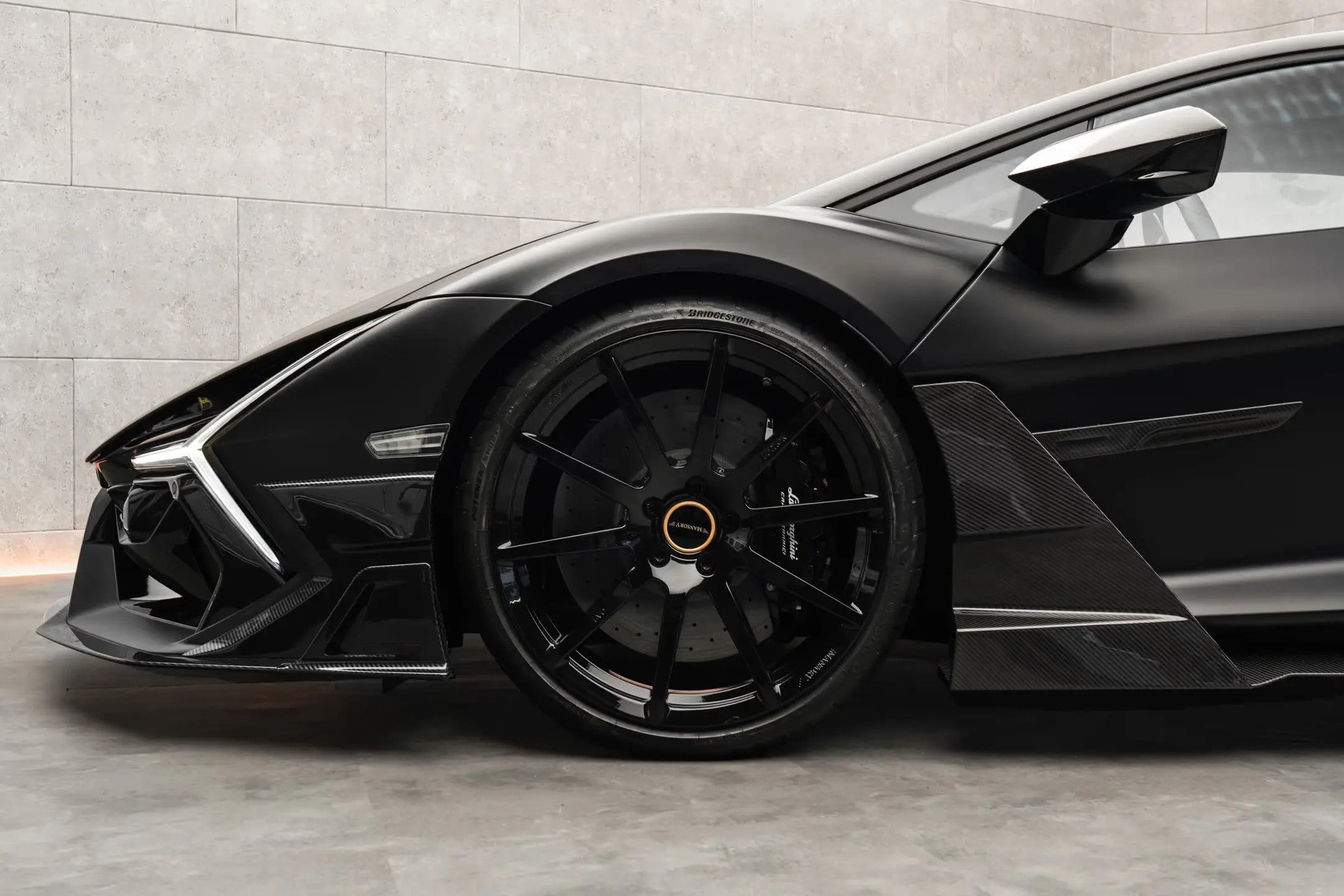 Carbonado MSY Style Autoclave Carbon Fiber Front Lip | 2024-UP Lamborghini Revuelto