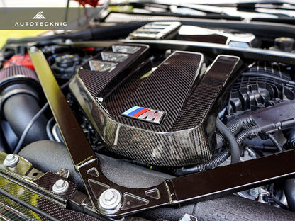 Cubierta de motor de fibra de carbono seca AutoTecknic - G80 M3 | G82/ G83 M4