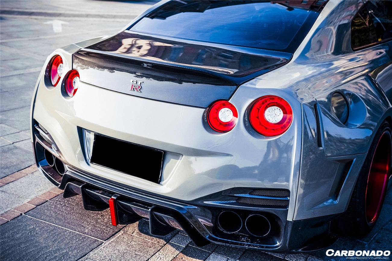 Carbonado 2008-2025 Nissan GTR R35 CBA  DBA  EBA DLK Style Carbon Fiber Trunk