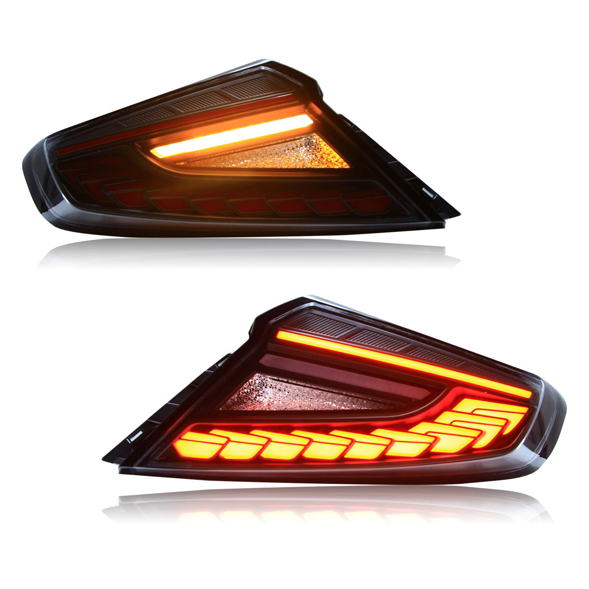 OLM Phantom-Spec LED Taillights (Clear Lens Red Optic) - 2022+ WRX