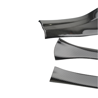 JDMuscle [22-26 WRX] Pre-preg Carbon Fiber Door Sill Scuff Covers (4PCs) (JDM-WRX22-DSC)