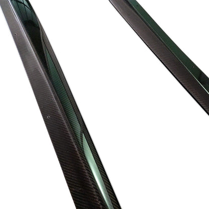 Faldón lateral estilo JDMuscle Tanso de fibra de carbono (Toyota Supra 2020+)