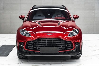 Carbonado 2021-2024 Aston Martin DBX 707 Style Dry Carbon Fiber Front Bumper With Lights