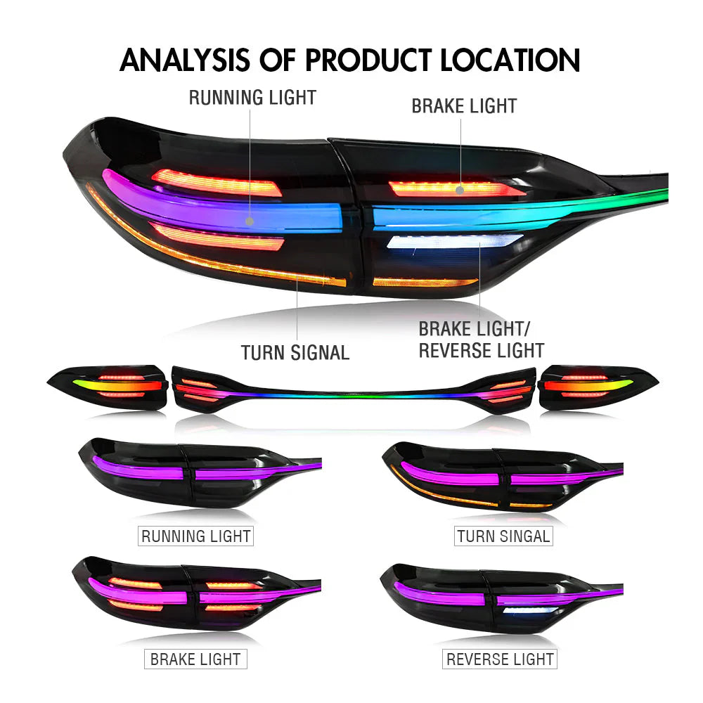 NTXGlow Custom Tail Lights (2020-2024 Toyota Corolla)