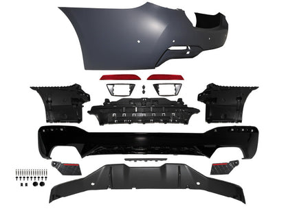 Parachoques trasero con cubiertas PDC para BMW G30 LCI 2021-2023 de Innovative Motorsports 