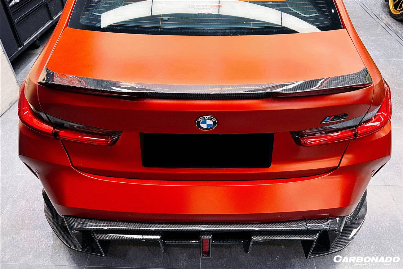 Carbonado 2021-UP BMW M3 G80 G20 VRS Style Carbon Fiber Trunk Spoiler