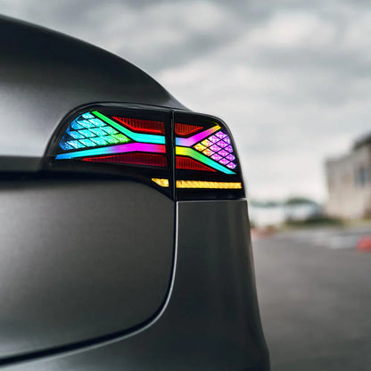 NTXGlow RGB Tail Lights (2017-2021 Tesla Model 3/Y)