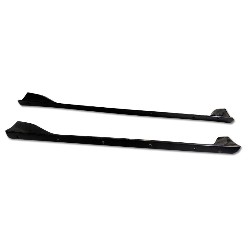 Faldón lateral estilo AM de fibra de carbono Tanso de JDMuscle para Toyota Supra 2020+