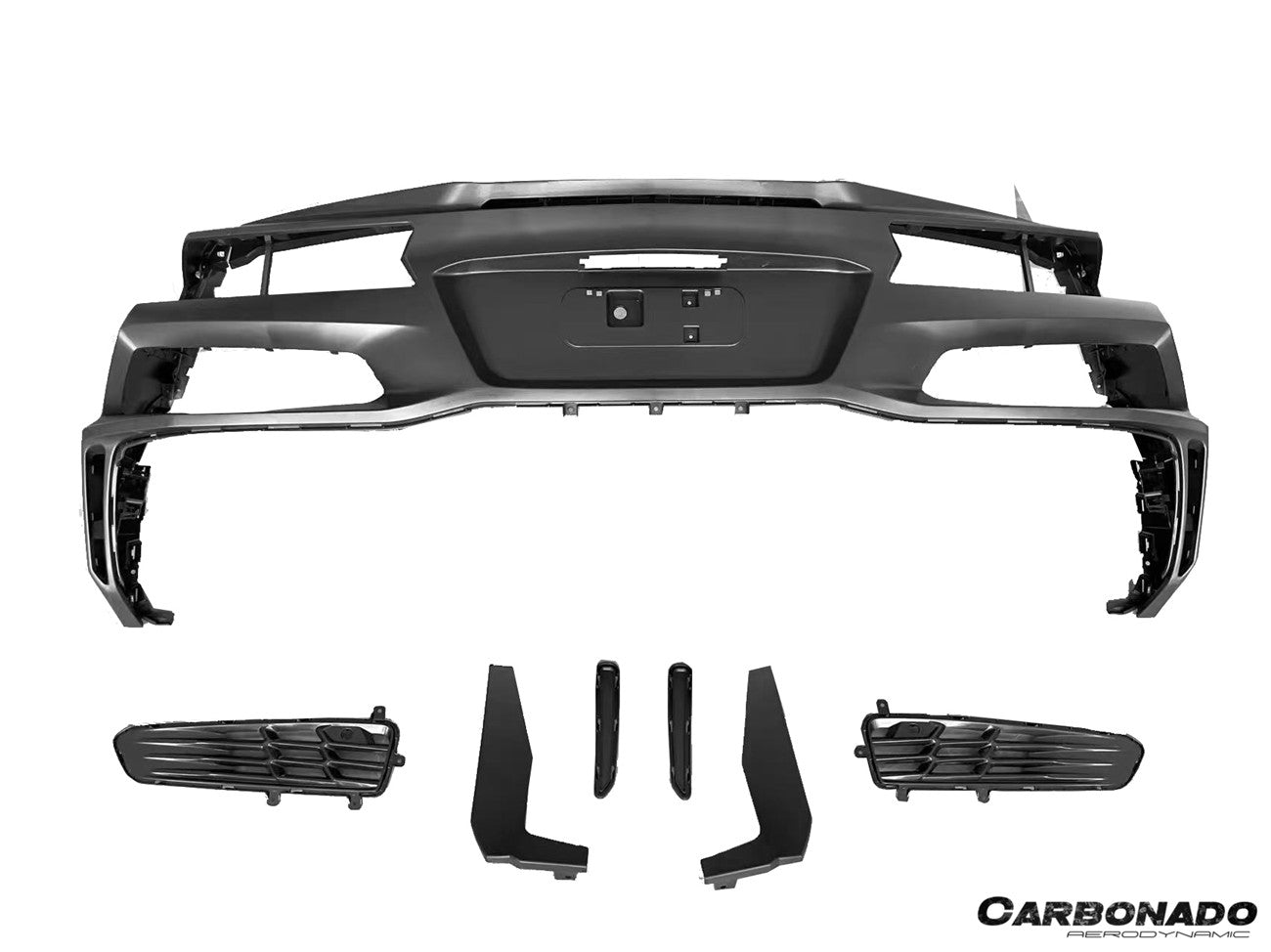 Carbonado 2020-2026 Corvette C8 Stingray Z06 Style Rear Bumper with Exhaust System