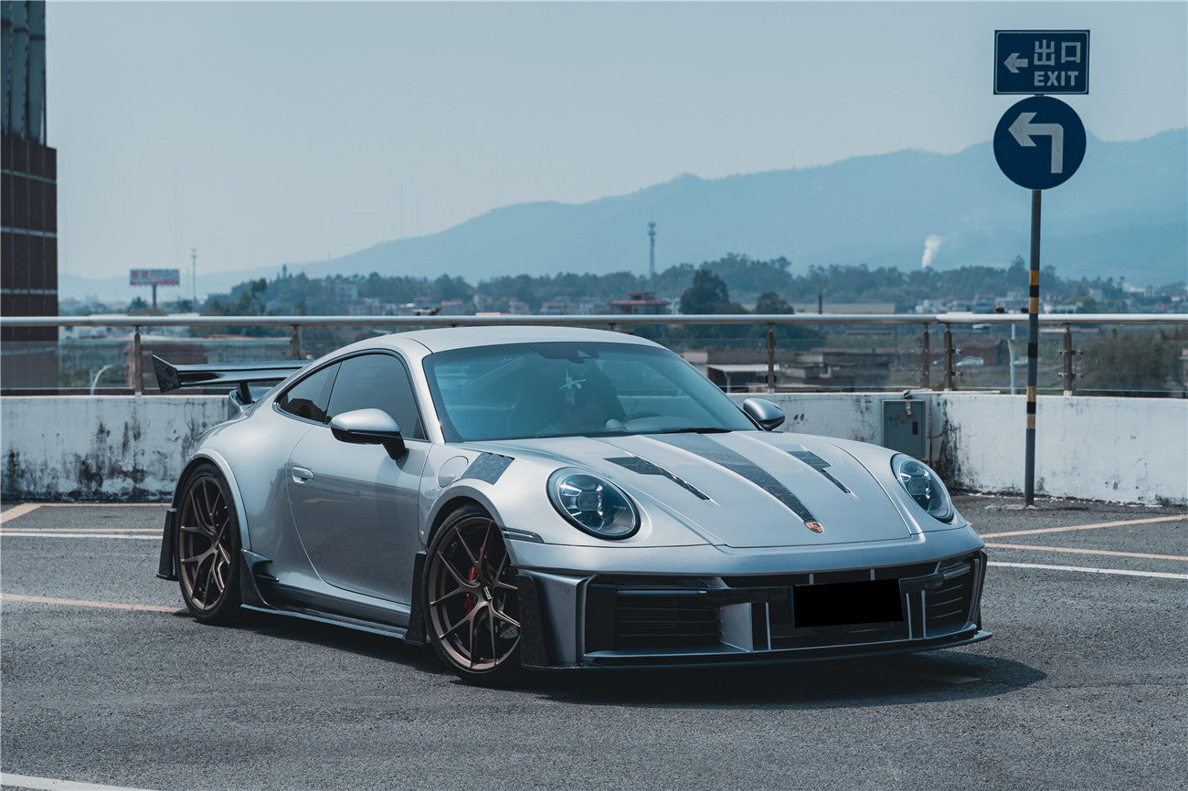 Carbonado Aero 2019-2024 Porsche 911 992 Carrera Autoclave Carbon Fiber Full Wide Body Kit Carbonado (AM) Fits: S, 4, 4S, Targa, Cabriolet