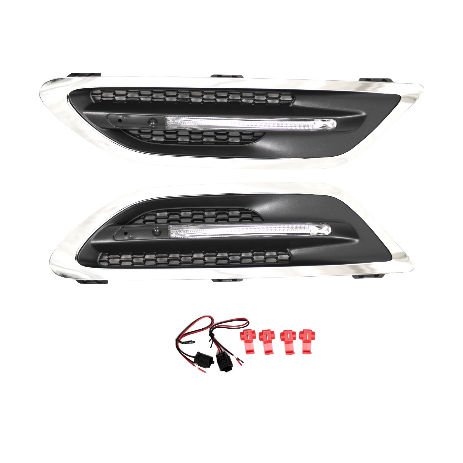 Guardabarros BMW Serie 5 F10 M5 Look 2011-2016 con ventilación lateral LED de Innovative Motorsports 